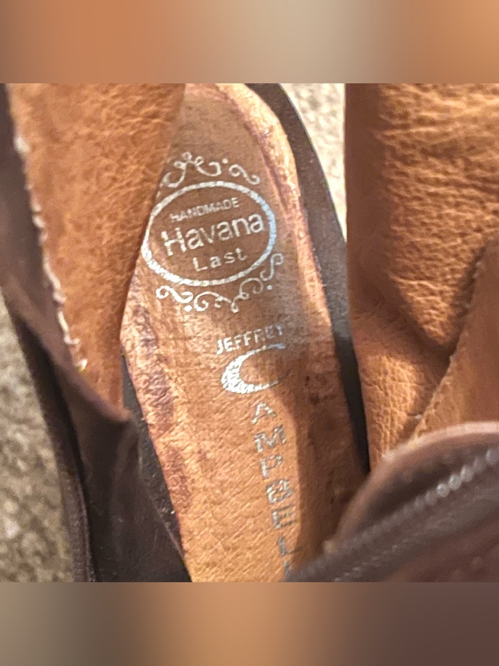 Jeffrey Campbell Lana Curved Heel Platform Brown Suede Boot 7.5 - Picture 5 of 9